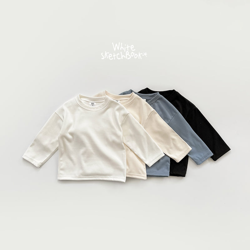 Whitesketchbook - Korean Children Fashion - #designkidswear - Soft Fleece Tee