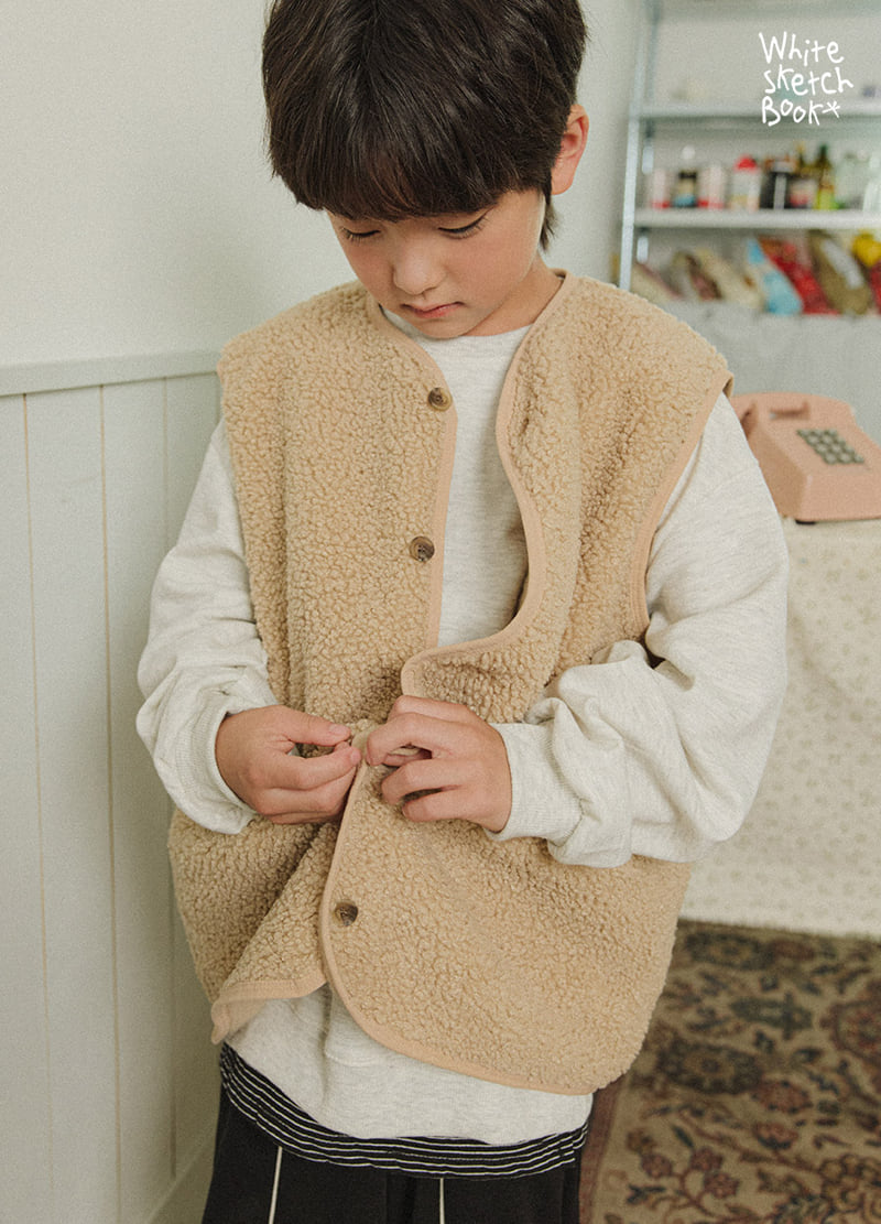 Whitesketchbook - Korean Children Fashion - #designkidswear - Layered Sleeveless - 6