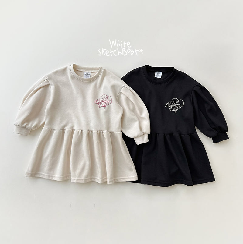 Whitesketchbook - Korean Children Fashion - #discoveringself - Blooming Puff One-piece - 11