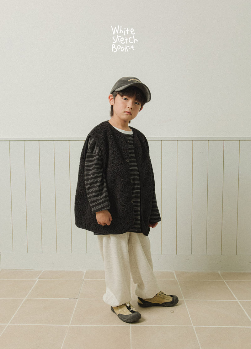 Whitesketchbook - Korean Children Fashion - #discoveringself - Bread Stripe Tee - 3
