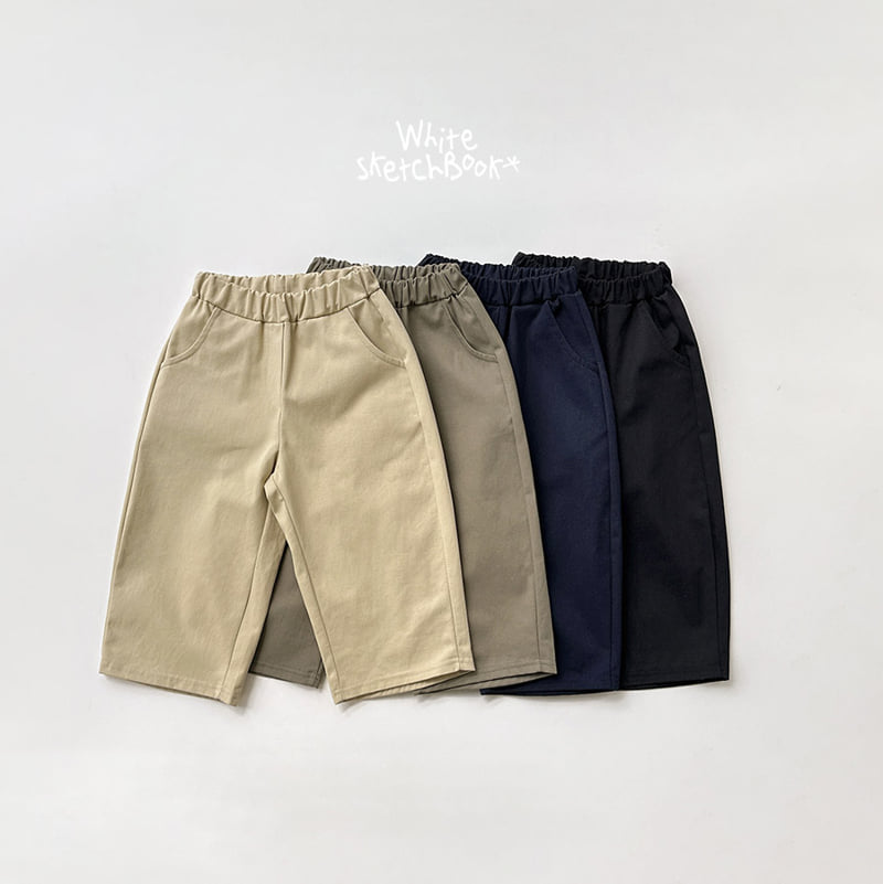 Whitesketchbook - Korean Children Fashion - #fashionkids - Barrel Cotton Pants - 11