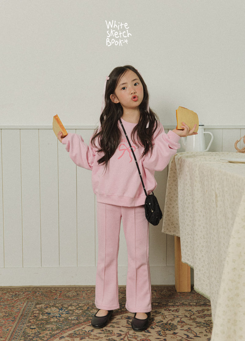 Whitesketchbook - Korean Children Fashion - #fashionkids - Ribbon Bootscut Set - 7