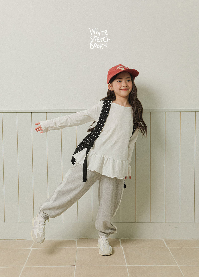 Whitesketchbook - Korean Children Fashion - #fashionkids - Lace Jogger Pants - 5