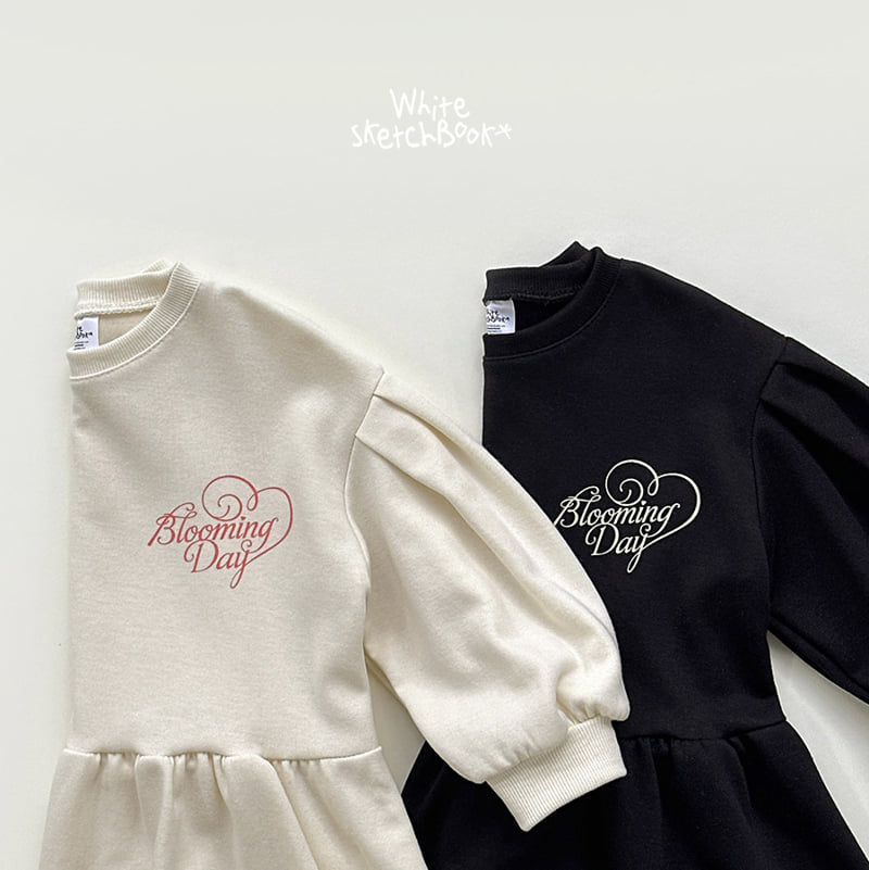 Whitesketchbook - Korean Children Fashion - #fashionkids - Blooming Puff One-piece - 12