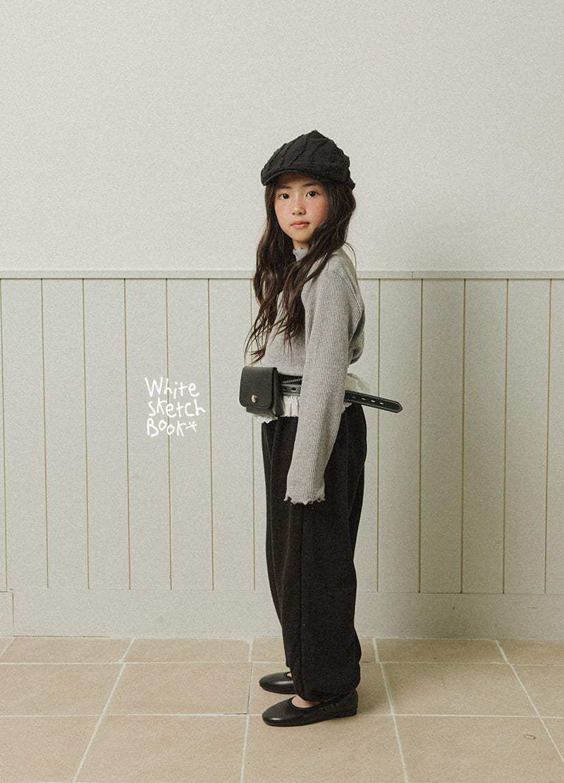 Whitesketchbook - Korean Children Fashion - #fashionkids - Daisy Frill Pants - 7