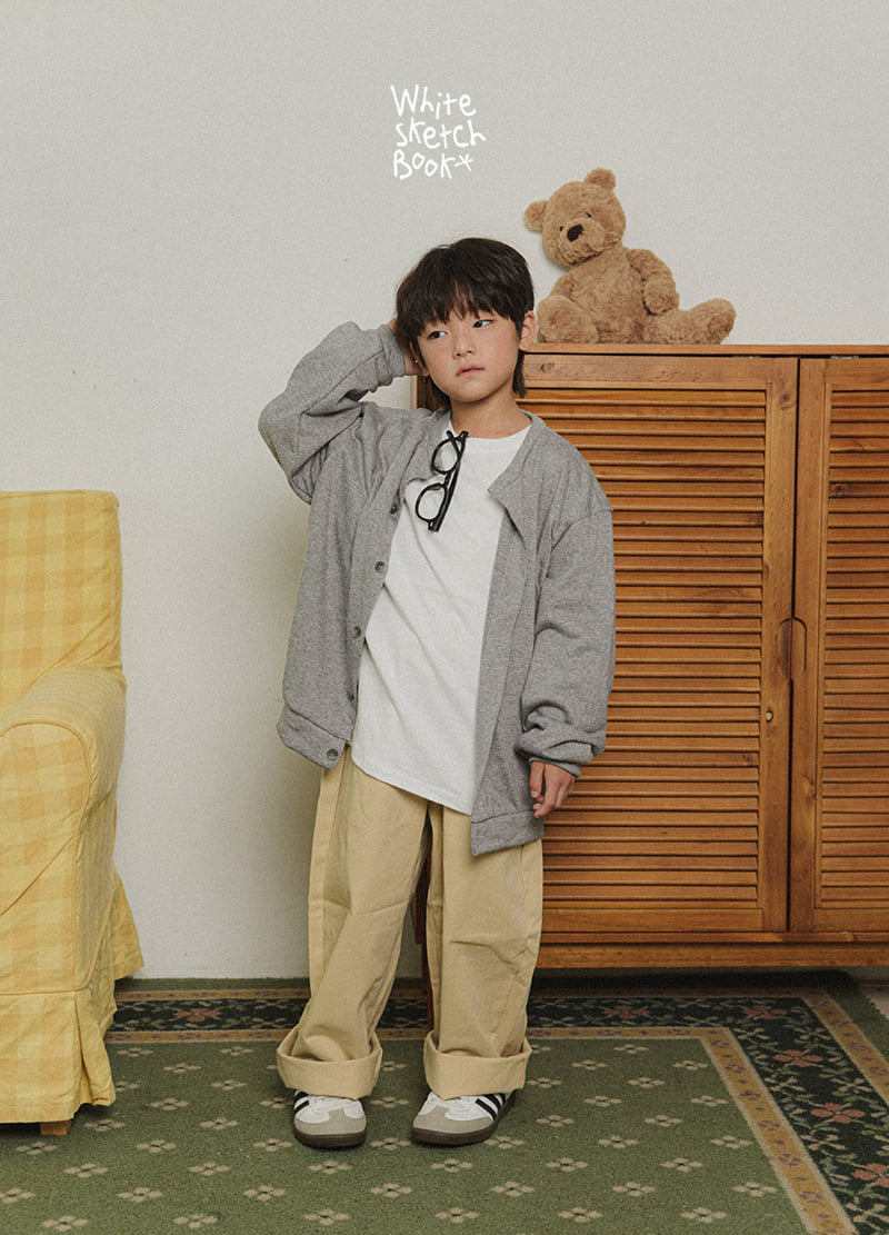 Whitesketchbook - Korean Children Fashion - #kidsshorts - Cloud Cardigan - 7