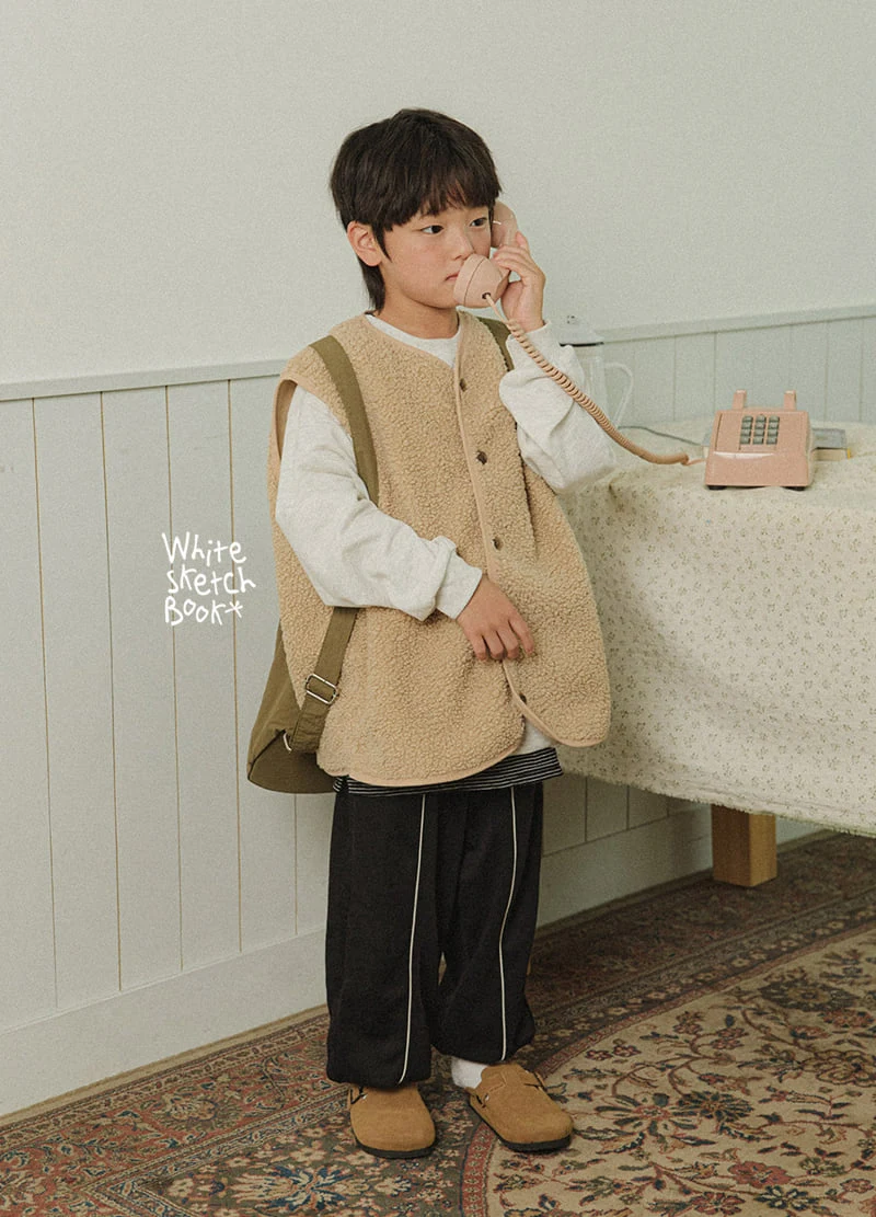 Whitesketchbook - Korean Children Fashion - #kidsshorts - Bison Dumble Vest - 5