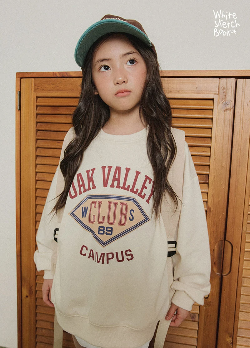 Whitesketchbook - Korean Children Fashion - #kidsshorts - Campus Sweatshirts - 7