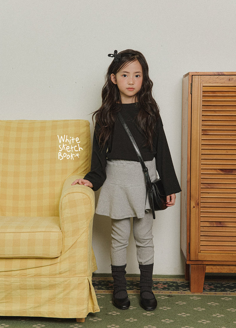 Whitesketchbook - Korean Children Fashion - #kidsstore - Soft Fleece Tee - 5