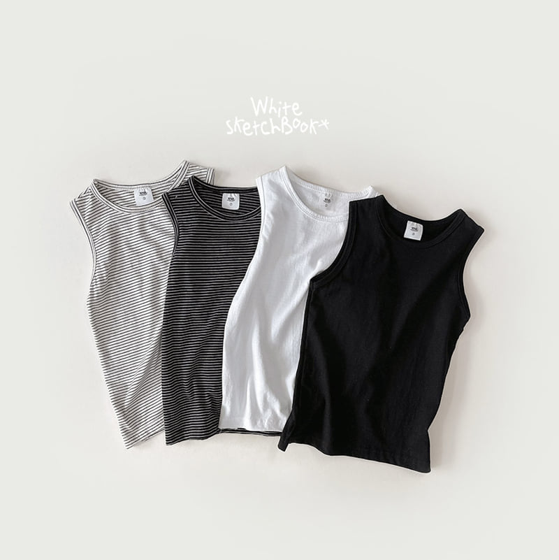 Whitesketchbook - Korean Children Fashion - #kidsstore - Layered Sleeveless - 10