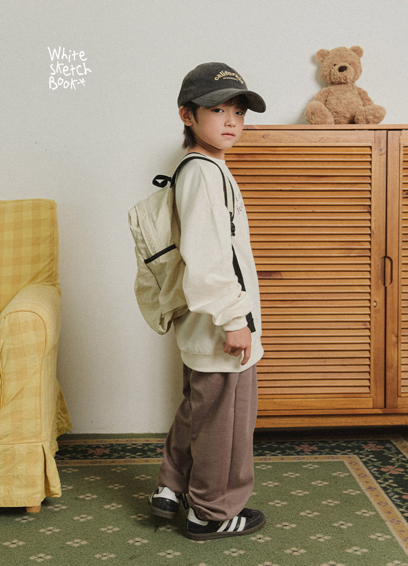Whitesketchbook - Korean Children Fashion - #littlefashionista - Lettering Jogger Set - 7