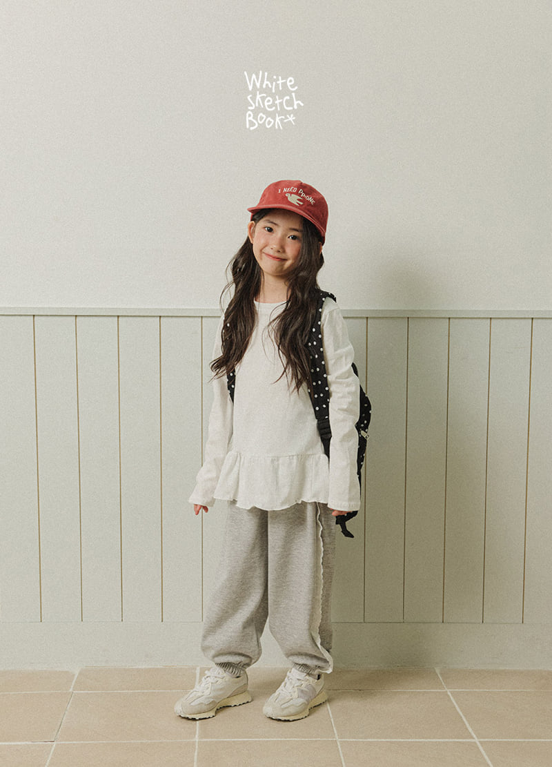 Whitesketchbook - Korean Children Fashion - #magicofchildhood - Frill Wave Tee - 5