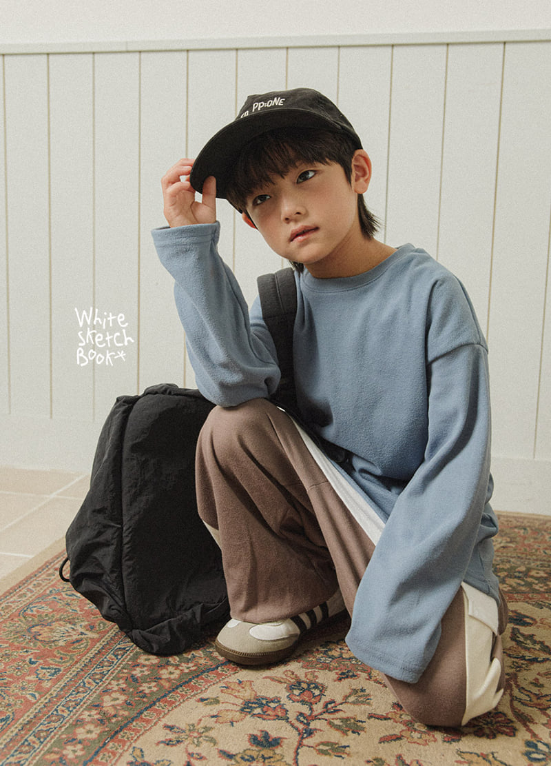 Whitesketchbook - Korean Children Fashion - #minifashionista - Soft Fleece Tee - 10