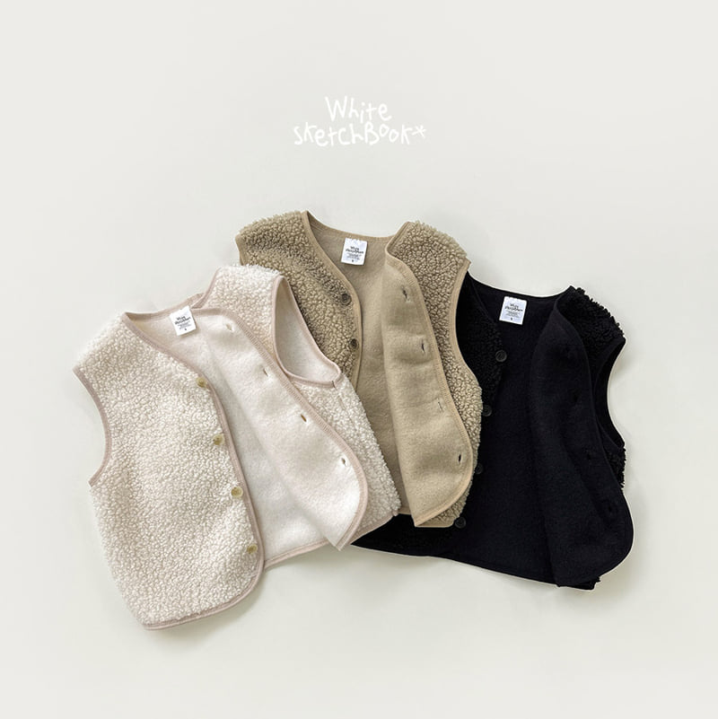 Whitesketchbook - Korean Children Fashion - #prettylittlegirls - Bison Dumble Vest - 12