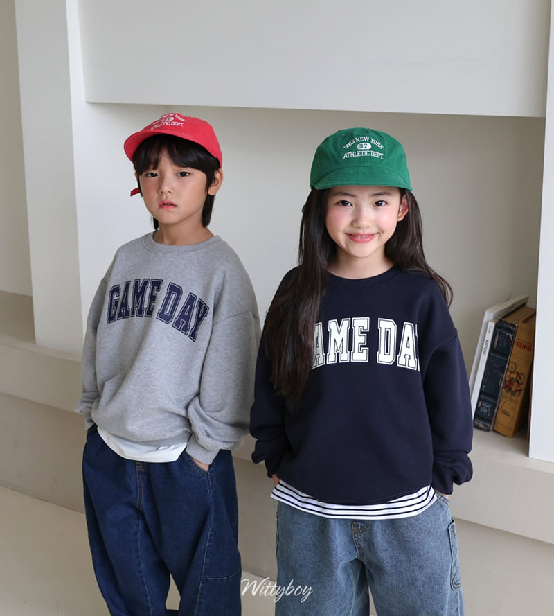 Witty Boy - Korean Children Fashion - #Kfashion4kids - Game Day Sweatshirt