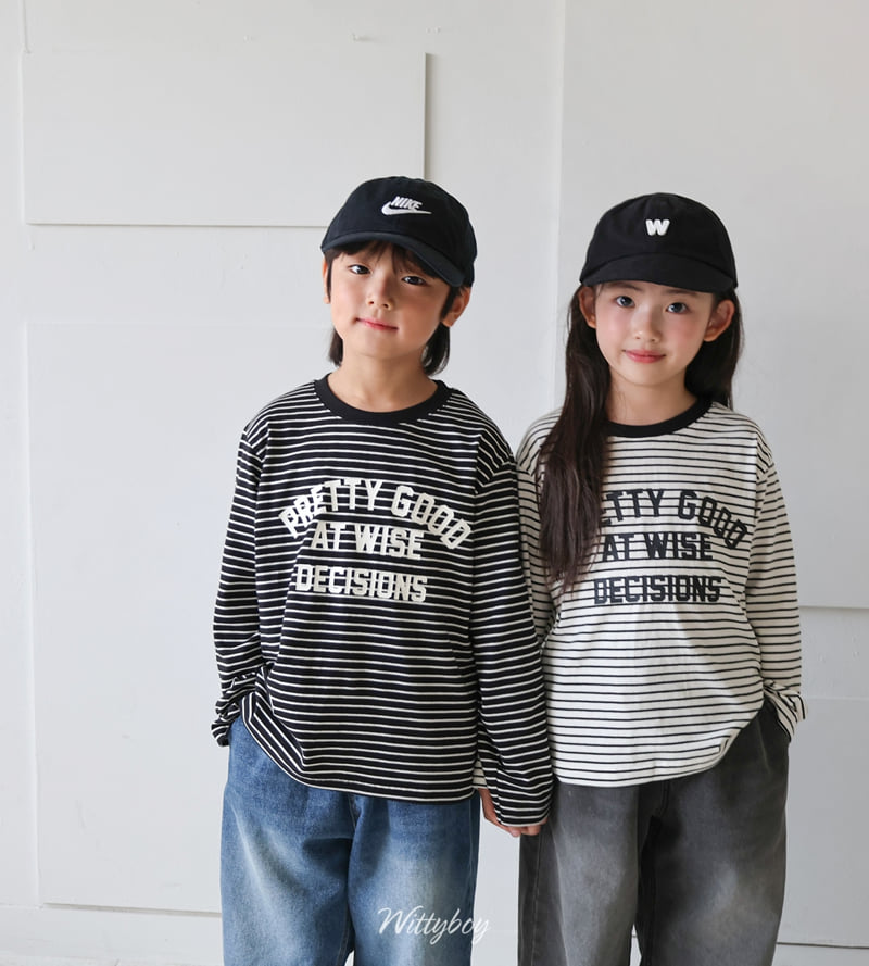 Witty Boy - Korean Children Fashion - #Kfashion4kids - Wise Stripe Tee - 12