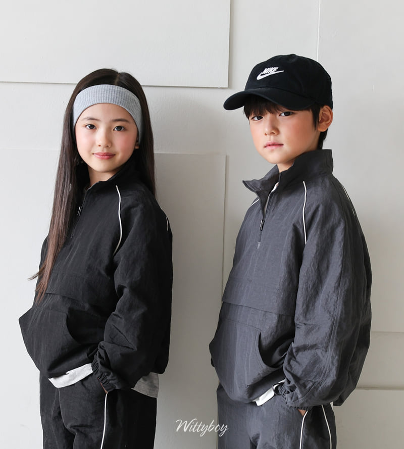 Witty Boy - Korean Children Fashion - #childofig - Active Anorak - 5