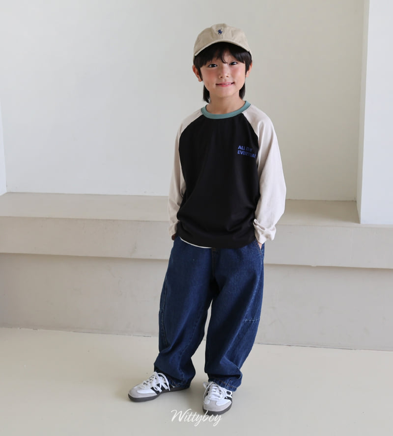 Witty Boy - Korean Children Fashion - #childofig - All Day Raglan Tee - 12