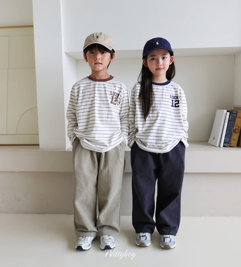 Witty Boy - Korean Children Fashion - #childofig - Lucky Stripe Tee - 2