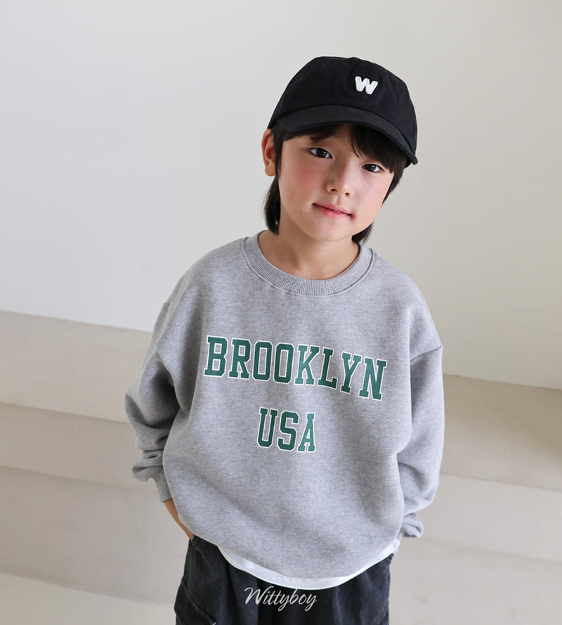 Witty Boy - Korean Children Fashion - #childofig - Brooklyn Sweatshirt - 11