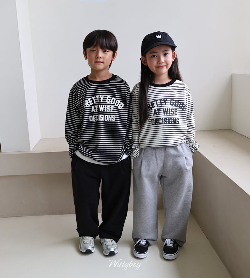 Witty Boy - Korean Children Fashion - #childofig - Wise Stripe Tee - 3