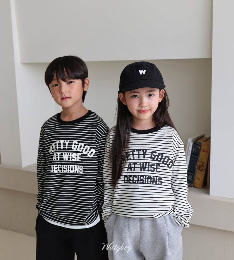 Witty Boy - Korean Children Fashion - #childofig - Wise Stripe Tee - 4
