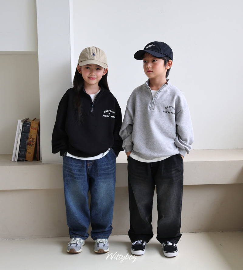 Witty Boy - Korean Children Fashion - #childofig - Comfort Stretch Denim Pants - 3