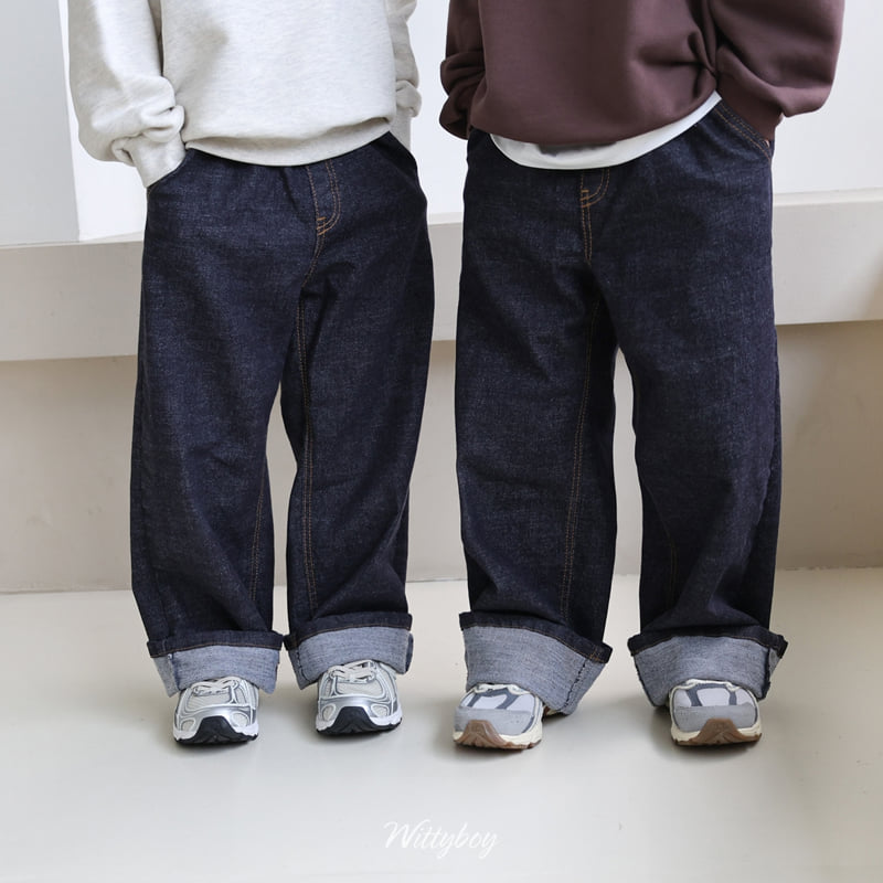 Witty Boy - Korean Children Fashion - #childofig - Hip Selvedge Denim Pants