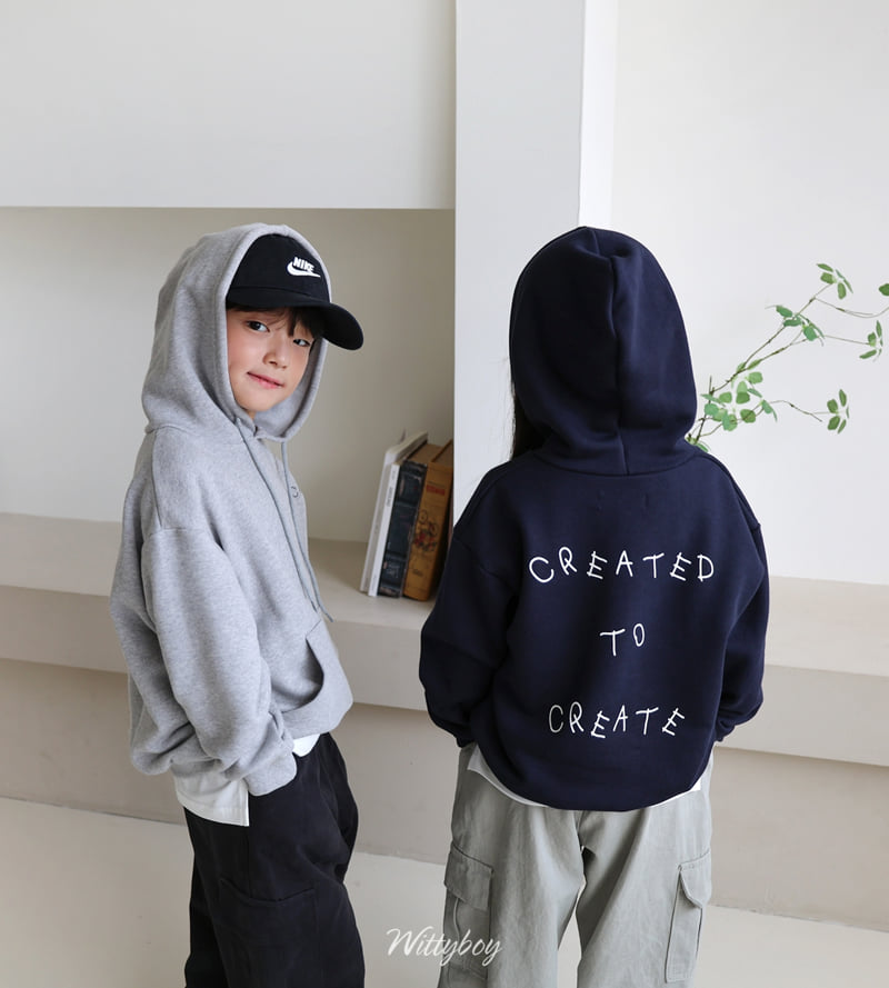 Witty Boy - Korean Children Fashion - #childofig - Cre-Aide Hoodie - 10