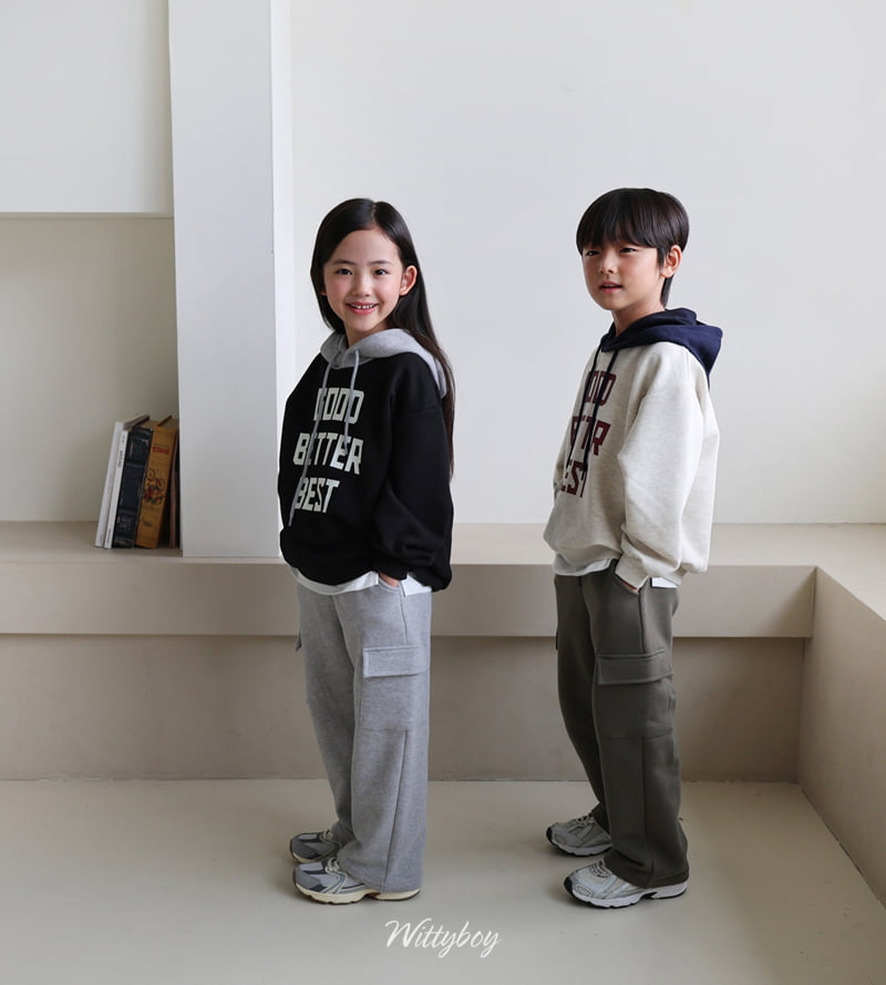 Witty Boy - Korean Children Fashion - #childrensboutique - Standard Cargo Sweatpants - 8