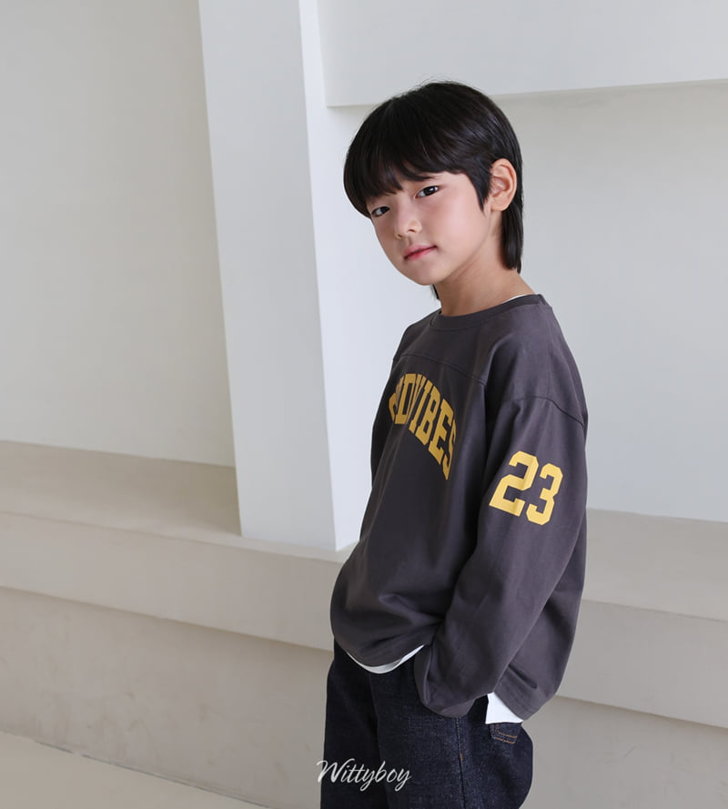 Witty Boy - Korean Children Fashion - #childrensboutique - Good Vibes Tee - 7