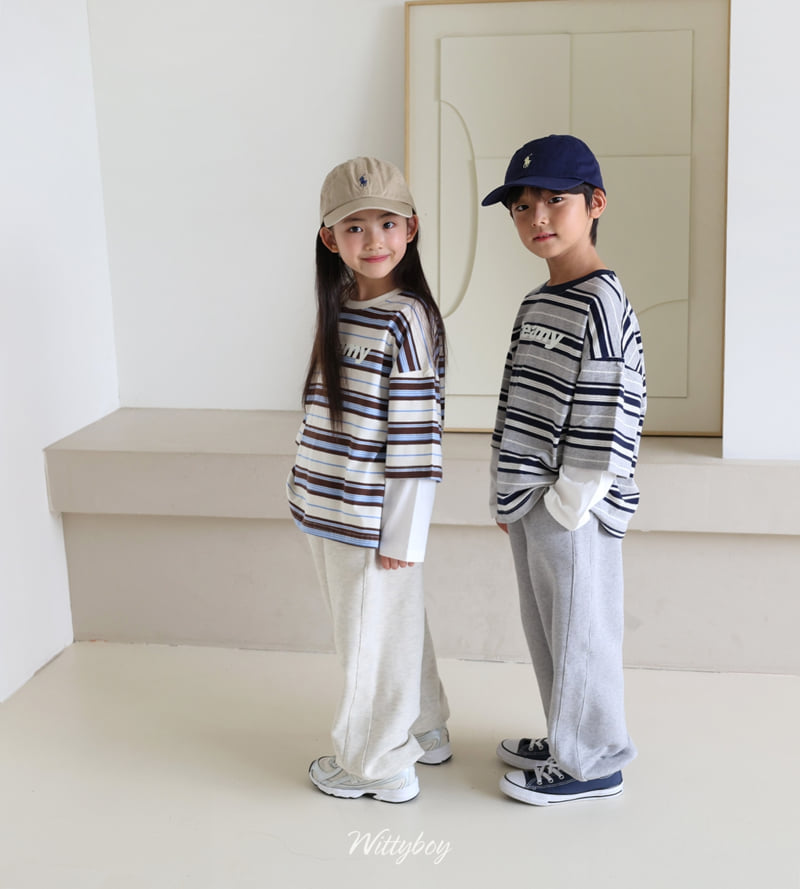 Witty Boy - Korean Children Fashion - #childrensboutique - French Jogger Pants - 2