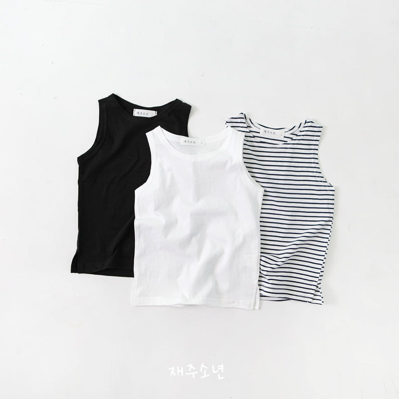 Witty Boy - Korean Children Fashion - #childrensboutique - Inner Sleeveless Top
