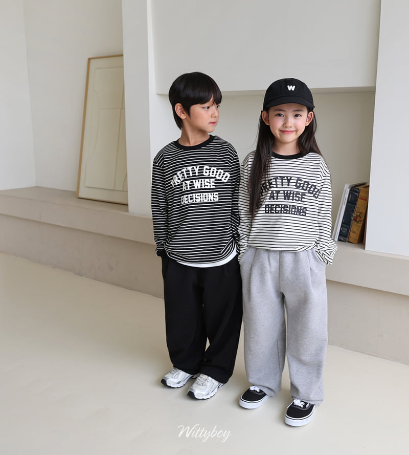 Witty Boy - Korean Children Fashion - #childrensboutique - Wise Stripe Tee - 5