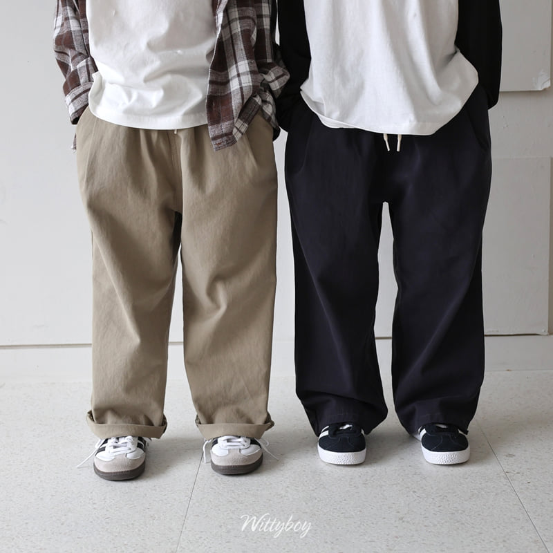 Witty Boy - Korean Children Fashion - #childrensboutique - Milky Washed Pants