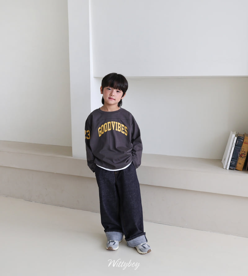 Witty Boy - Korean Children Fashion - #designkidswear - Good Vibes Tee - 8
