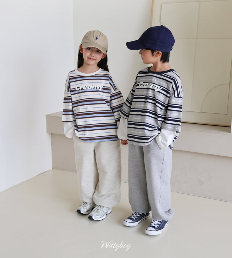 Witty Boy - Korean Children Fashion - #designkidswear - French Jogger Pants - 3