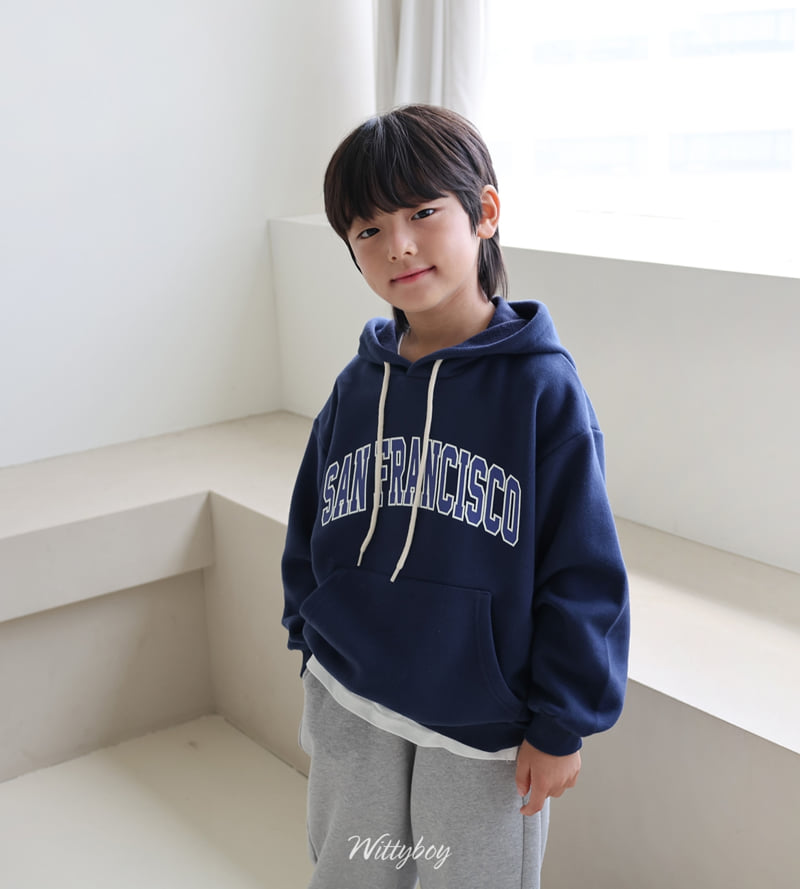 Witty Boy - Korean Children Fashion - #designkidswear - San Fran Hoodie - 12