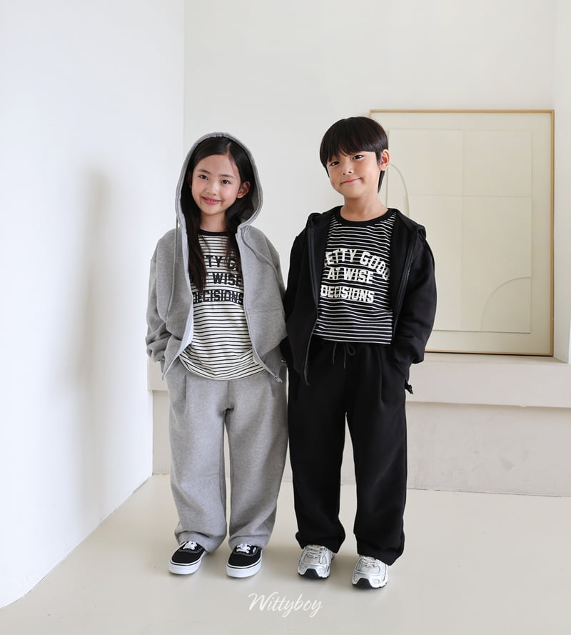 Witty Boy - Korean Children Fashion - #designkidswear - Yuju Mill Pintuck Sweatpants - 9