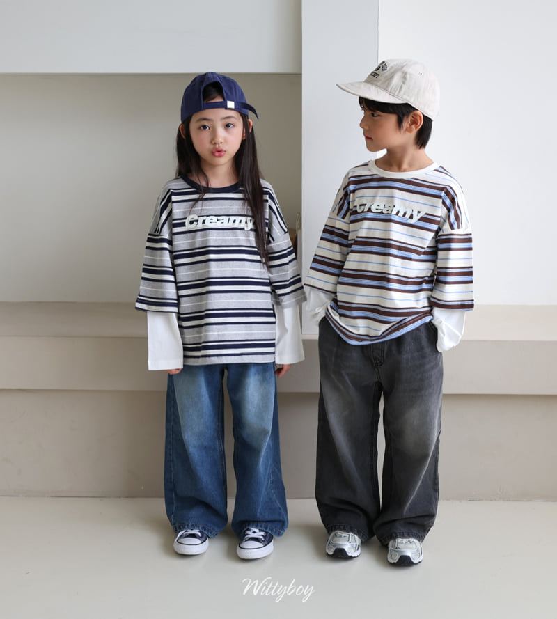 Witty Boy - Korean Children Fashion - #designkidswear - Old School Denim Pants - 7