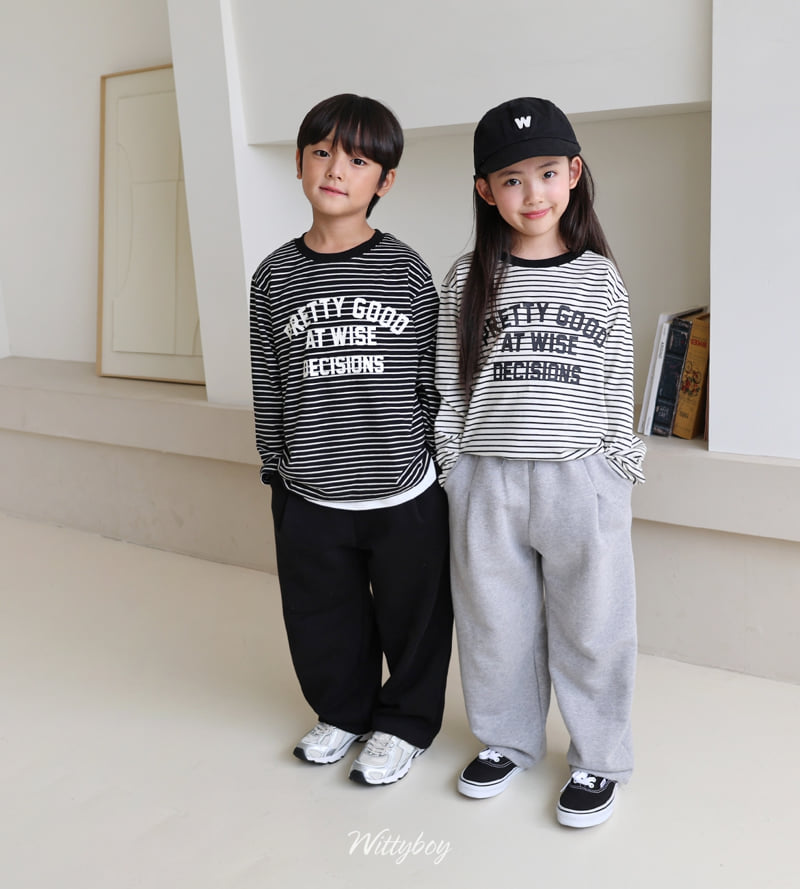 Witty Boy - Korean Children Fashion - #designkidswear - Wise Stripe Tee - 6