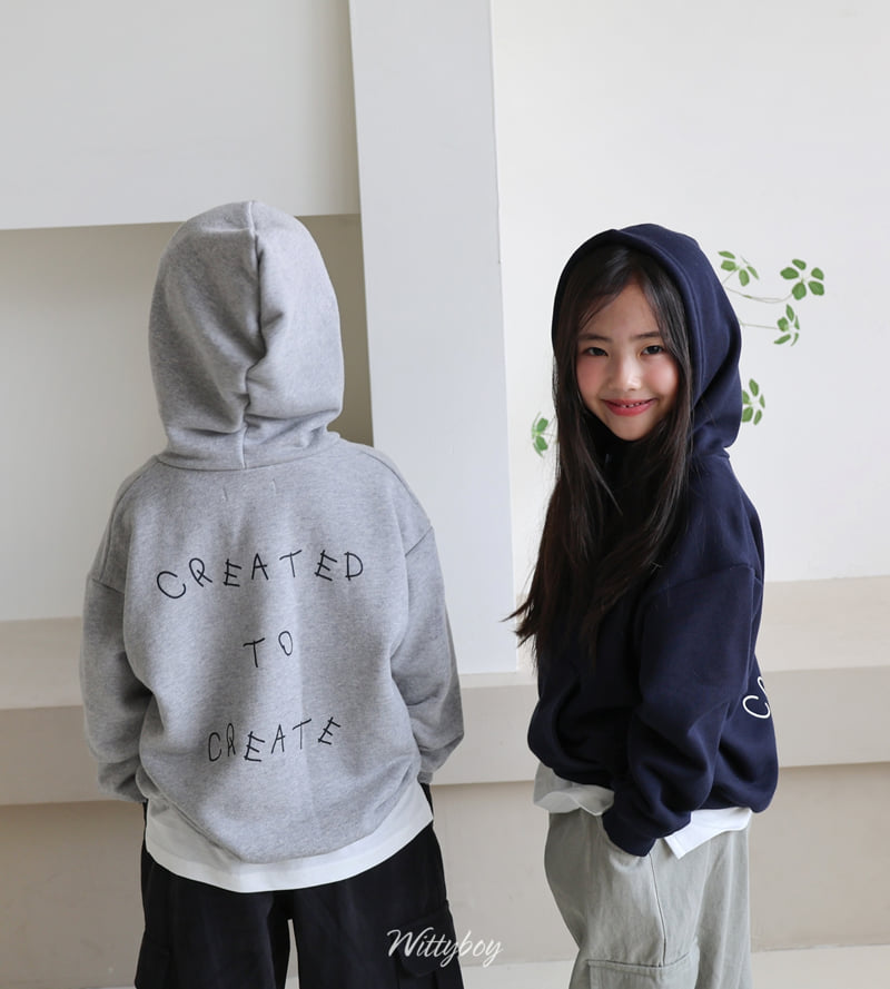 Witty Boy - Korean Children Fashion - #designkidswear - Cre-Aide Hoodie - 12