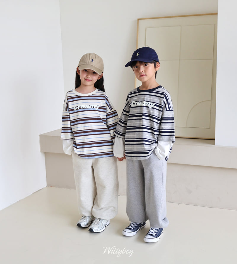 Witty Boy - Korean Children Fashion - #designkidswear - French Jogger Pants - 4