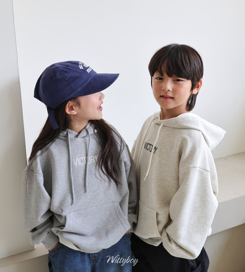 Witty Boy - Korean Children Fashion - #discoveringself - Victory Hoodie - 8