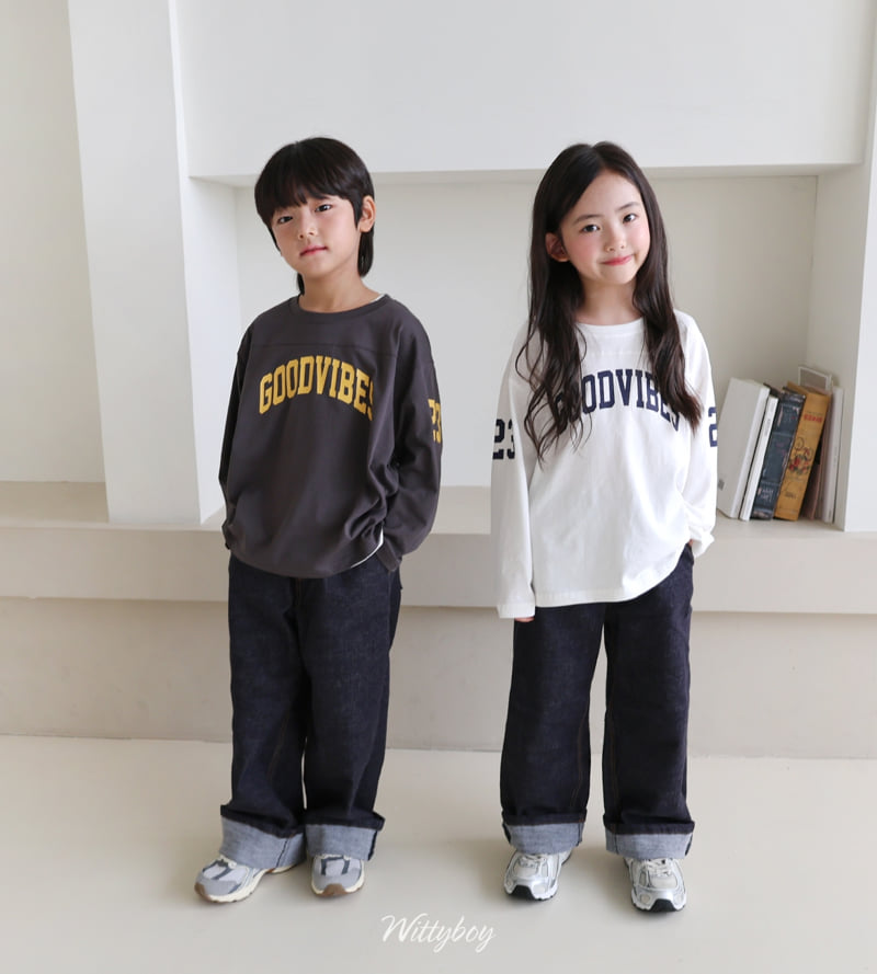 Witty Boy - Korean Children Fashion - #designkidswear - Hip Selvedge Denim Pants - 4