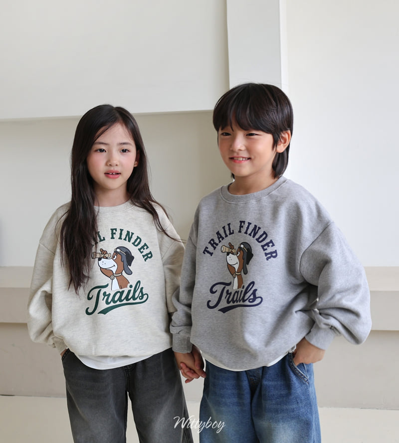 Witty Boy - Korean Children Fashion - #fashionkids - Trail Sweatshirt - 6