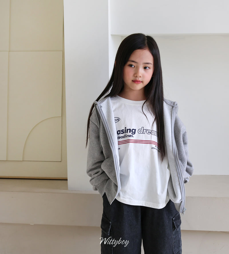 Witty Boy - Korean Children Fashion - #fashionkids - Standard Zip-Up Hoodie - 11