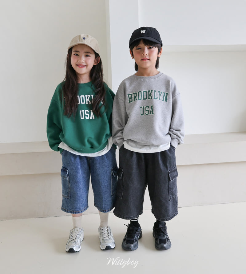 Witty Boy - Korean Children Fashion - #fashionkids - Brooklyn Sweatshirt - 2