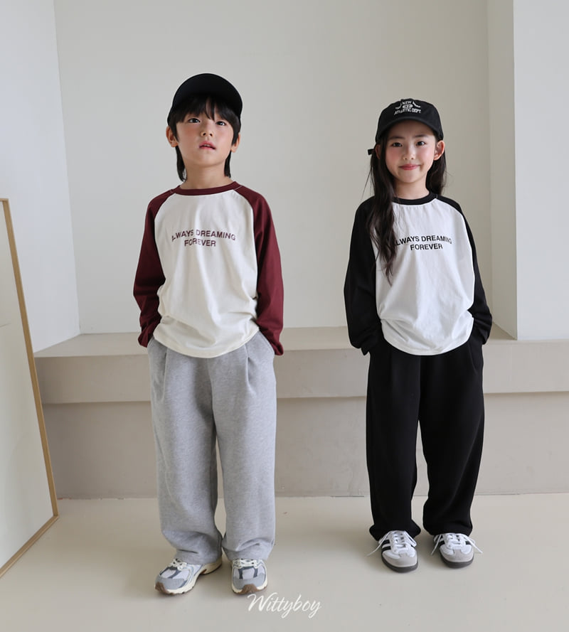 Witty Boy - Korean Children Fashion - #fashionkids - Yuju Mill Pintuck Sweatpants - 11