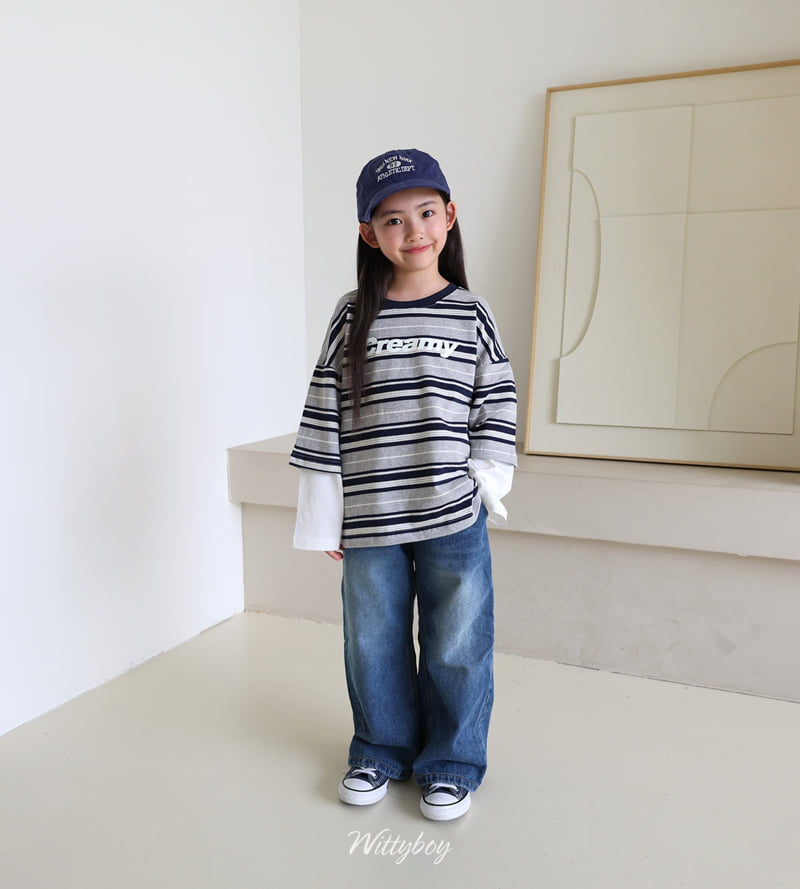 Witty Boy - Korean Children Fashion - #fashionkids - Old School Denim Pants - 9